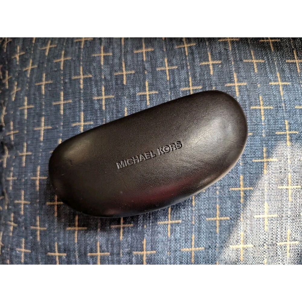 Michael Kors Hard Clamshell Glasses Sunglasses Case Brown Protector